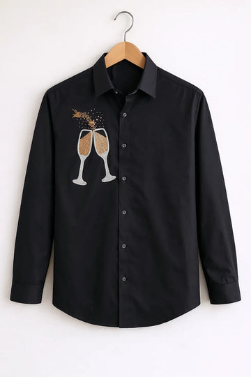 Men’s Black Celebration Art Shirt