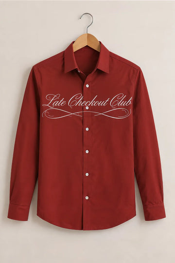 Men's Signature Script Print Shirt