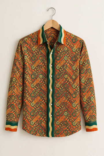 Men's Heritage Geometric Print Shirt