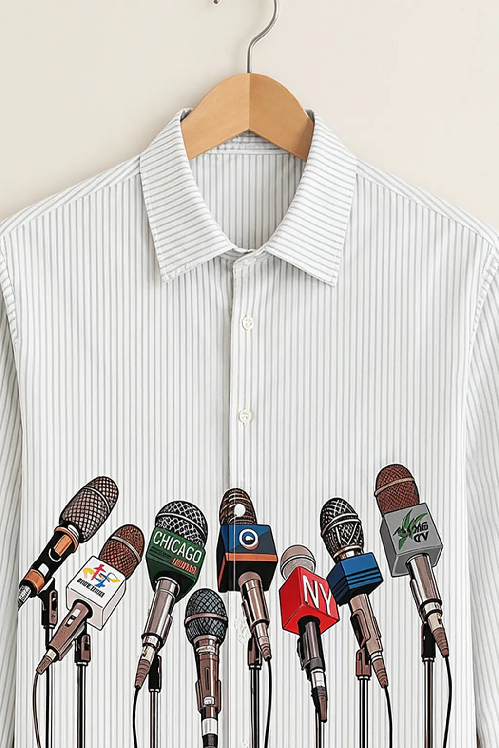 Men's Press Conference Print Shirt