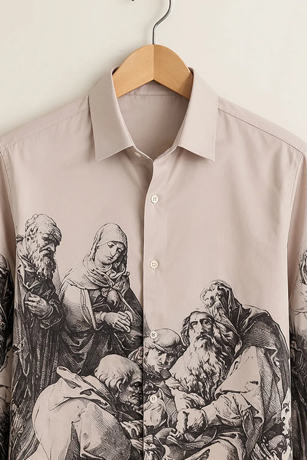 Men's Renaissance Art Print Shirt