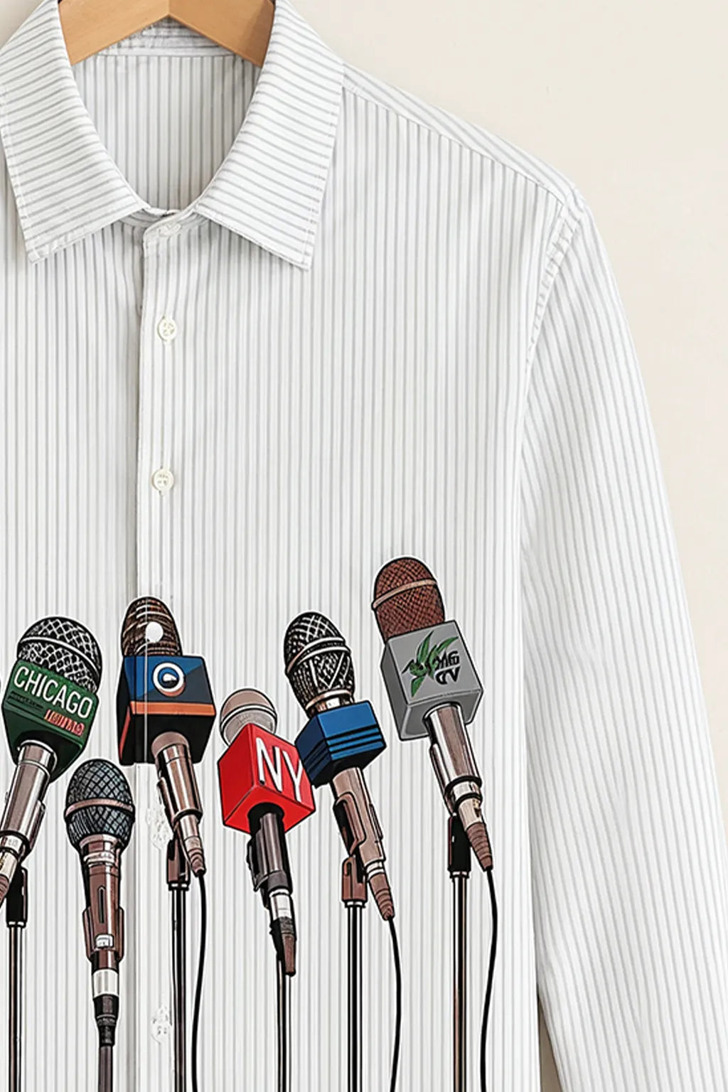Men's Press Conference Print Shirt