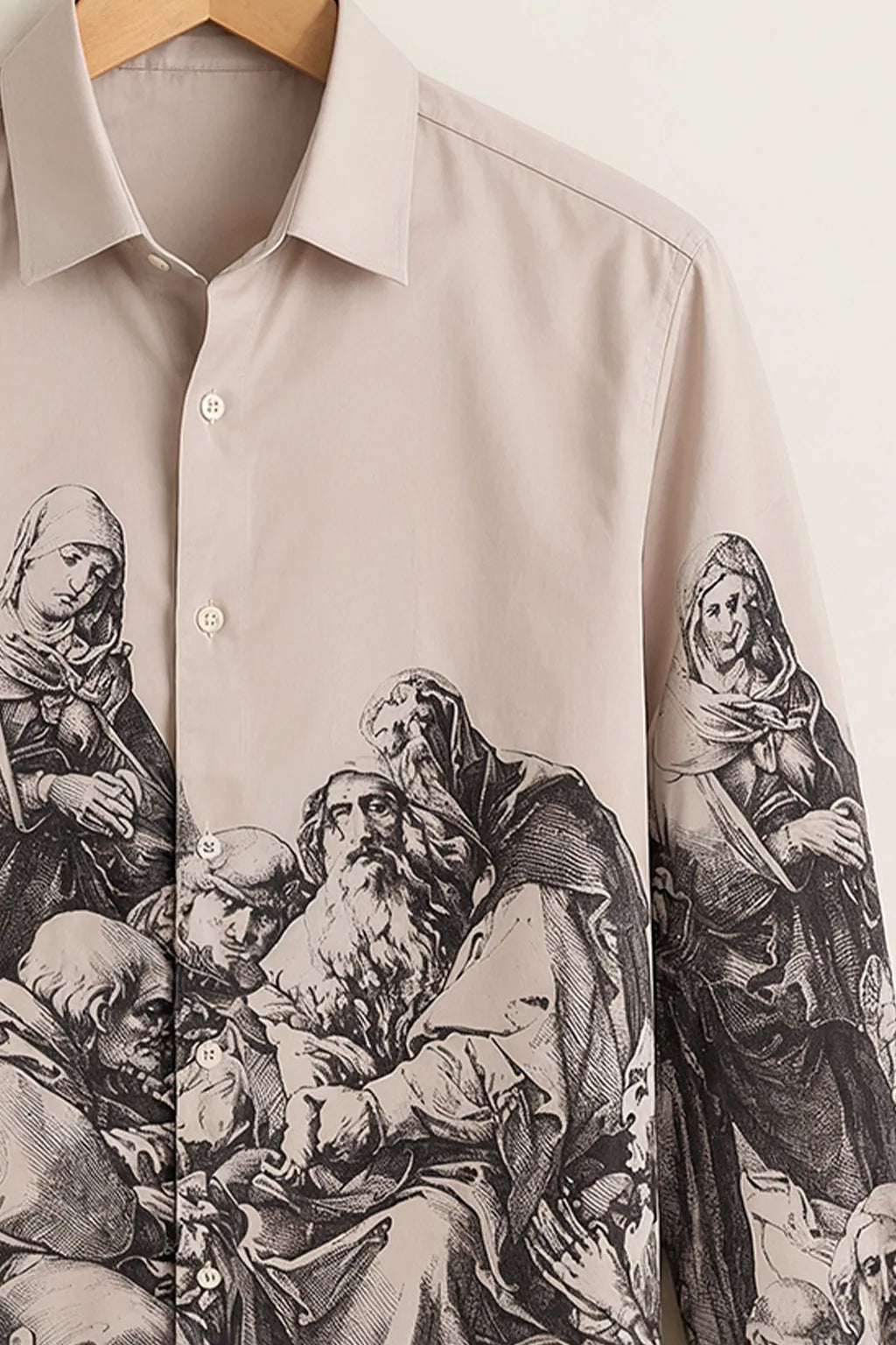 Men's Renaissance Art Print Shirt